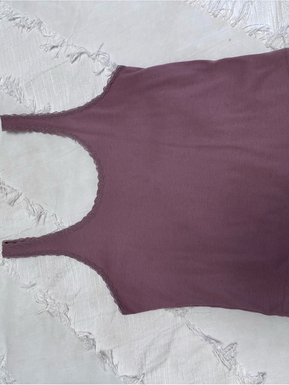 Lace Trim Crop Top